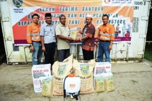 Tambang Martabe Bantu 13 Poktan di Tapsel