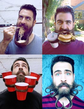 Jenggot Jadi Mangkok Mie