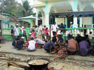 Tradisi Nazar dan Makan 1 kampung di Gunung Baringin