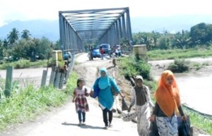 Jembatan Kian Rusak, 7 Desa Di Naga Juang Diambang Terisolir