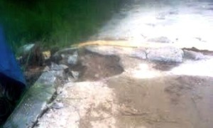 Proyek Pemerintah Belum Setahun Sudah Rusak