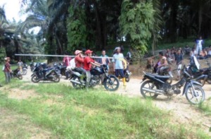 Brimob Padang Sidimpuan Pantau Situasi Lahan Konflik