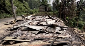 Buntut Pembunuhan di Muara Sipongi, Satu Rumah Dibakar Massa