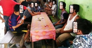 Polisi Tangkap 9 Penjudi di Sinunukan