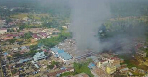 Panyabungan Berduka, Pasar Baru Panyabungan Hangus
