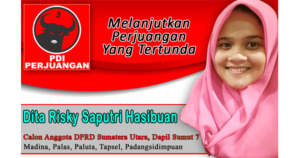 Dita Risky Saputri Hasibuan, dari Madina untuk DPRD Sumut