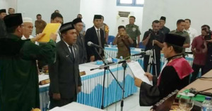 H. Maraganti Batubara Dilantik Jadi Ketua DPRD Madina
