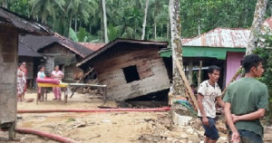 Tagilang Julu Diterjang Banjir Bandang, 5 Rumah Hanyut