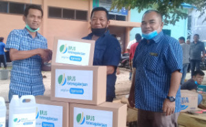 Jamsostek Ketenagakerjaan Sumbang APD untuk Tim Medis