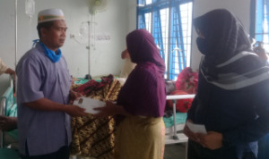 Atika dan PKS Bantu Korban Ledakan Tabung LPG