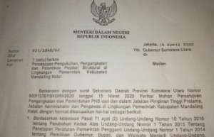 Dari 25 Pejabat yang Dilantik Bupati Madina, Cuma 6 Disetujui Mendagri?