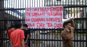 Kasus Korupsi Dana DAK Dinas Pendidikan Madina, Unjukrasa Kepung Kajatisu dan Kajari Madina