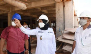 Progres Pembangunan Pasar Baru Panyabungan 65 Persen