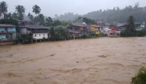 Sungai Batang Natal Meluap