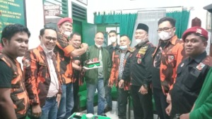 Mendadak, Pemuda Pancasila Madina Sambangi Kantor Koramil 13 Panyabungan