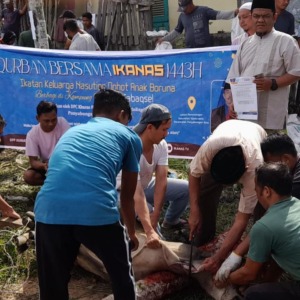 Masyarakat Sambut dengan Gembira Hewan Kurban Ikanas