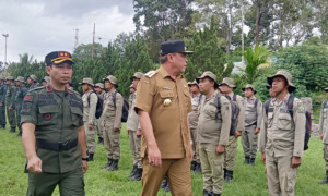 Hadapi Bencana Alam, Satpol PP Madina Dilatih 