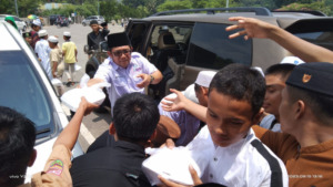 Bentuk Rasa Syukur, SMSI Madina Berbagi Nasi Kotak