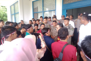 Soroti Stunting Madina, Wakil Bupati di Demo Mahasiswa