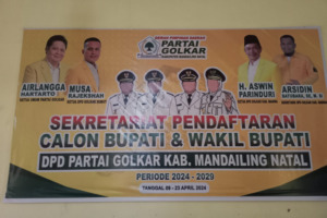 Sudah 5 Cakada Daftar di Partai Golkar Madina