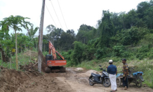 Kontraktor Mulai Kerjakan Peningkatan Jalan Simpang Siobon-Aek Mata dan Aek Godang -Hutabargot
