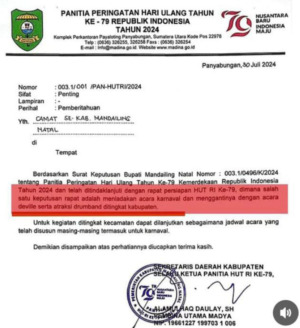 Ini Tanggapan Warga Terkait Ditiadakannya Karnaval di HUT ke 79 RI di Madina