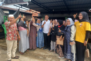 Relawan Harun-Ichwan Bajar Sehat Pastikan Coblos Nomor 1di Pilkada Madina