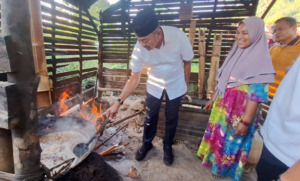 Peduli UMKM, Saipullah Komitmen Bantu Pengembangan Produksi Gula Merah