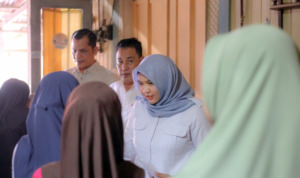 Atika Panjatkan Doa Bersama 200 Anak Yatim di Batahan