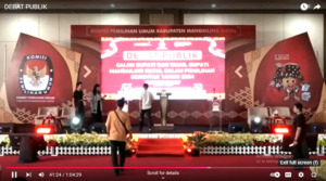 Konten Debat Publik Hilang dari Youtube KPU Madina