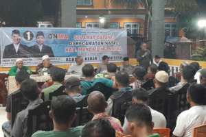 Hadiri Silaturahmi Dengan Warga Natal, Perantauan : Harun, Pemimpin Jujur dan Amanah