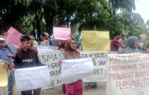 TPP-DT dan Ratusan Warga Tabuyung Demo, Tuntut PT TBS Realisasikan Kebun Plasma