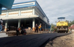 Persiapan Fisik Pasar Eks Bioskop Tapanuli 90 Persen