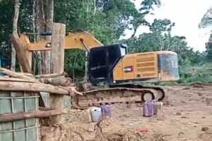 Di Siulangaling Tambang Emas Ilegal Resahkan Warga