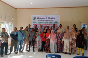 Lewat  RALB, Baharuddin Terpilih Jadi Ketua KSU Peduli Usaha Bersama Sikara Kara Natal