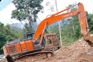 Aek Sininjom di Muara Batang Gadis Jadi Lokasi Aktifitas Tambang Emas Ilegal