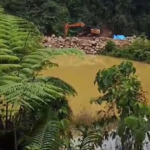 Sungai Parlampungan  dan Batang Natal Terus Digarap Pelaku Tambang Emas Ilegal