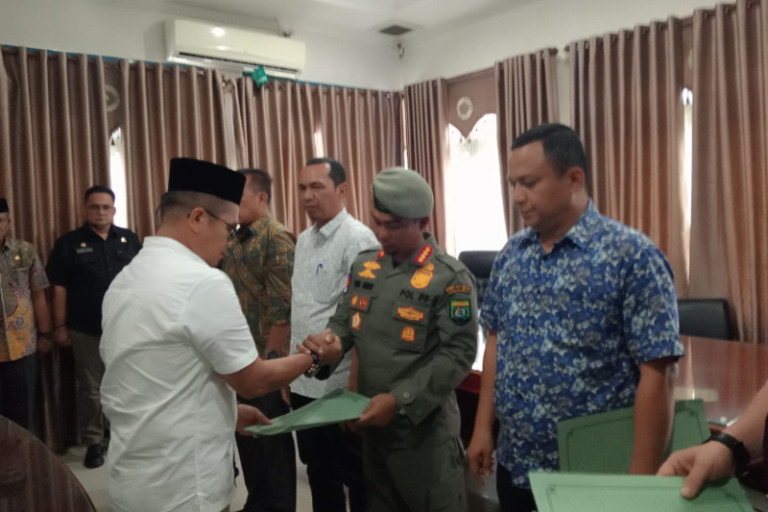 Terbaru, 3 Pejabat Pemkab Madina Hari ini Serahkan Jabatannya