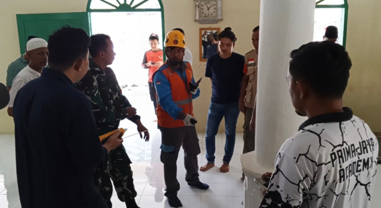 Titik Panas di Masjid Al – Muhajirin Desa Parbangunan Tidak Terkait Dengan  Aktifitas Gunung Sorik Marapi