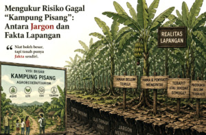 Mengukur Risiko Gagal “Kampung Pisang”: Antara Jargon dan Fakta Lapangan