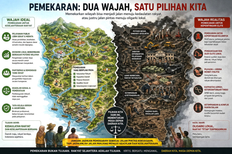 Pemekaran: Jalan Pintas Penguasaan atau Jalan Panjang Kesejahteraan?