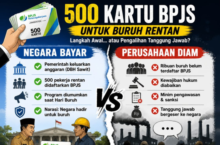Bantuan 500 Kartu BPJS Kerja: Ilusi Perlindungan atau Jurus Selamat?