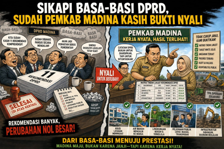 Sikapi “Basa-basi” DPRD, Pemkab Madina Kasih Aksi Buktikan Nyali