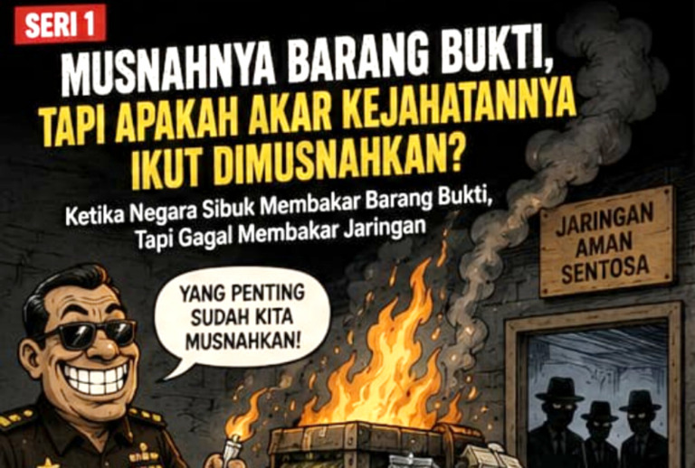 API, BARANG BUKTI DAN BAYANGAN HITAM KRIMINALITAS DI MADINA (Bagian 1)