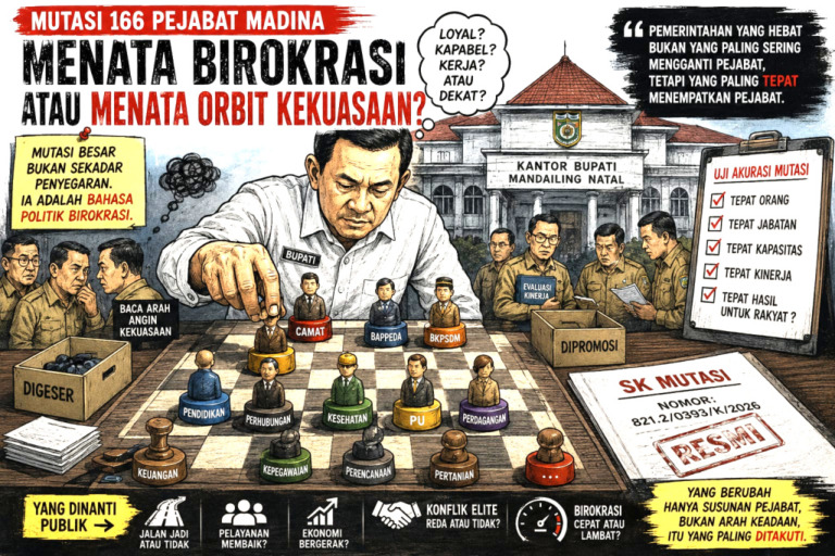 Madina Lagi-lagi Mutasi: Sinergi Birokrasi atau Kolaborasi Kekuasaan?