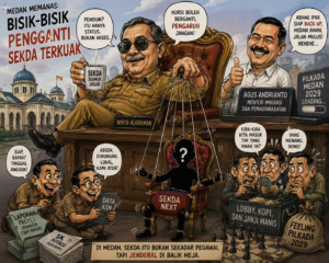 Bisik-bisik Pengganti Sekda Medan Terkuak, Ada Indikasi Konsolidasi Politik 2029
