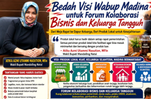 Bedah Visi Wabup Madina untuk Forum Kolaborasi Bisnis dan Keluarga Tangguh