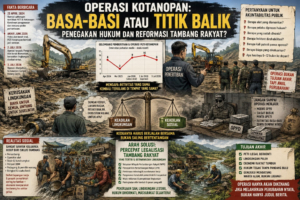 Operasi Kotanopan: Basa-basi atau Titik Balik Penegakan Hukum dan Reformasi Tambang Rakyat?
