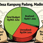 Dana Desa Kampung Padang di Madina 2025: Pagu Rp965 Juta, Realisasi Baru Rp661 Juta
