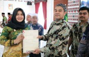 MoU Lima Lembaga Dorong Percepatan Pendaftaran Tanah Wakaf di Madina